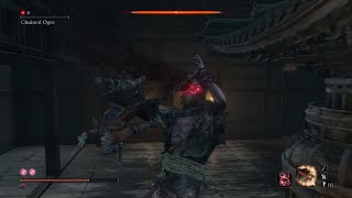 Vs Chained Ogre in Ashina Castle  Sekiro Shadows Die Twice [upl. by Fredie253]