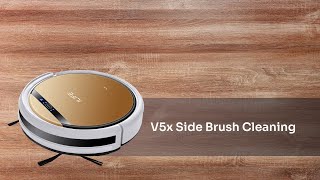 V5x Side Brush Cleaning  ILIFE V5s ProV5x Robotic Vacuum Cleaner [upl. by Adele]