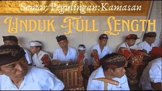 Old Style Balinese Gamelan  Unduk Full Length Semar Pegulingan 7 tone gamelan from Kamasan [upl. by Arbe]