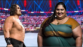 Great Khali vs Ganisha  Indian Fights [upl. by Natalie]