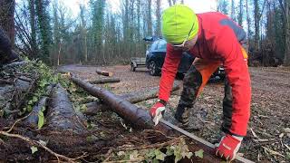 Holzpolter Holzpolder für Brennholz aufbereiten [upl. by Feil899]