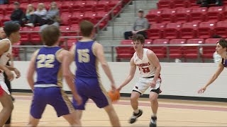 Farmington boys basketball stays undefeated with win over Berryville [upl. by Elleryt]