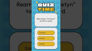 Can You Beat the Timer 8 second Englidh quiz shorts english mathskills puzzle trending [upl. by Cohligan]