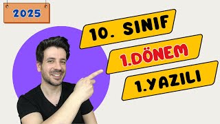 10 SINIF TARİH 1 DÖNEM 1 YAZILI  2025 [upl. by Leahcimed]