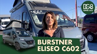 Présentation du BURSTNER ELISEO C 602 chez DG8 Campingcar 63  fourgon tour [upl. by Misti]