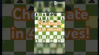 Checkmate in Just 4 Moves Prove Your Skills chess shorts [upl. by Anialem90]