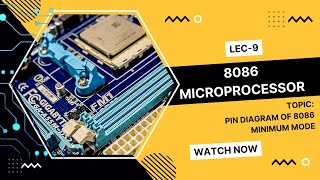 Pin Diagram of 8086Minimum Mode Lec09 8086 Microprocessor [upl. by Ecenaj]