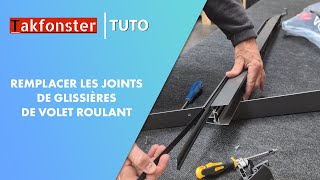 Comment remplacer les joints de glissières de volet roulant VELUX [upl. by Henigman]