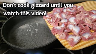 After you watch this you will never buy Chicken Gizzards in the restaurant anymore Very easy recipe [upl. by Bisset]