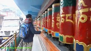 Spinning the prayer wheels Macleod Ganj Himachal Pradesh [upl. by Ainotahs601]