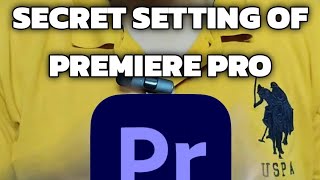 SECRET SETTING OF PREMIER PRO  videoediting premierepro warpstabilizer [upl. by Nichola976]