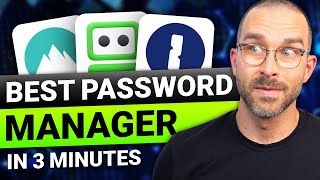 Best password manager in 3 minutes  My TOP picks for 2024 [upl. by Crockett]