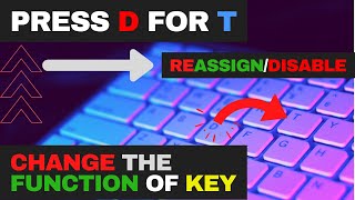 HOW TO REASSIGN OR DISABLE KEYS ON KEYBOARD [upl. by Jeniffer]