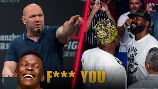 Adesanya Roast Pereira Dana Smashes CEO Jamahal Hill Ngannous vs Jones ConorPitbull Reacts [upl. by Ibed]