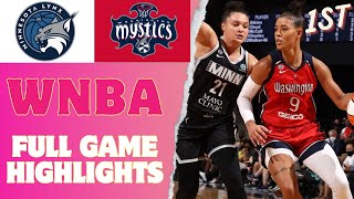 Washington Mystics vs Minnesota Lynx  FULL GAME  Womens basketball  WNBA today [upl. by Iren]