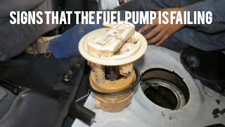 Signs that the fuel pump is failing [upl. by Catriona]