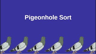 Pigeonhole Sort [upl. by Mahmoud228]