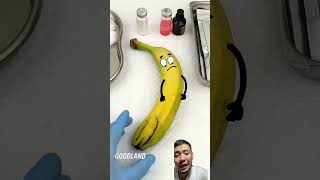 Goodland  Banana operation with a saw funny goodland experiment doodly banana doodletales [upl. by Oine244]