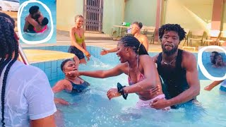 ADONKO TAASOODE🍷🏊‍♀️💯POOL PARTY 🤣🎈🍷🔥 [upl. by Wolram]