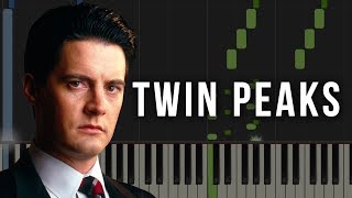 TWIN PEAKS THEME  Piano Tutorial [upl. by Hartmunn]