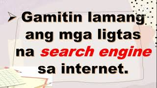 EPP 4 ICT Ligtas at Tamang Paraan ng Paggamit ng Internet at Email [upl. by Farlay]