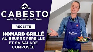 Recette Homard grillé au beurre persillé et sa salade composée [upl. by Ahmad]