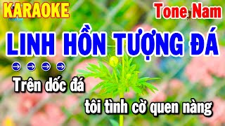 Linh Hồn Tượng Đá Karaoke Tone Nam Nhạc Sống Chuẩn 2025 Dễ Hát  Thanh Hải [upl. by Shawna]