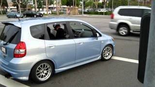 Honda Fit with Straight PIpe muffler Too Loud and Too Slow [upl. by Alegnaed9]