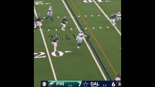 Jalen Hurts Shrugs Off a Blitzer and Throws a TD to Dallas Goedert shorts NFL Eagles [upl. by Thebazile22]