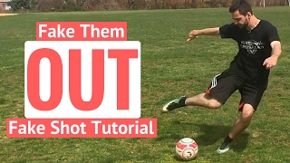 How To Do A Fake Shot In Football [upl. by Ainehta200]