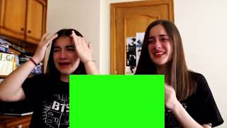 Girls reaction on video green screen  Crying in reaction [upl. by Sadnalor]