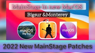 2022 New MainStage3 live instrument Patches MacOS Bigsur and Monterey Intel amp M1 Laptops part 2 [upl. by Pfeffer]