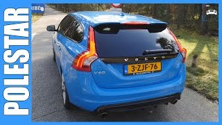 Volvo V60 T6 Polestar PURE and LOUD Acceleration Sound [upl. by Mcgrody]