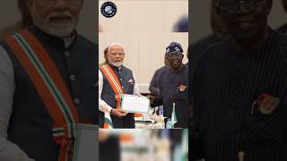 Nigeria ने PM Modi को Grand Commander of the order of Nigeria से सम्मानित किया trending yt short [upl. by Debbi]