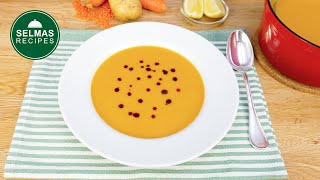 Rote LINSENSUPPE  Türkische Linsensuppe Mercimek Corbasi  vegan möglich [upl. by Dnaltruoc50]