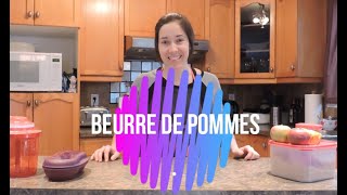 Beurre de pommes dans le cuiseur à déjeuner de Tupperware [upl. by Llednyl513]