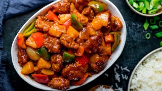 A true takeaway classic How to make sweet and sour pork [upl. by Anelagna]