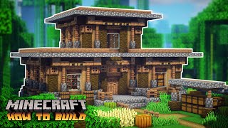 Minecraft How to Build a Jungle House [upl. by Capone]