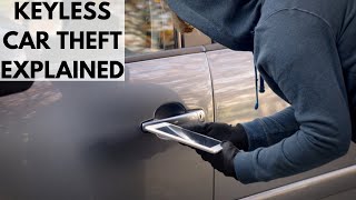 How Does Keyless Car Theft Work Relay Theft [upl. by Norrat]