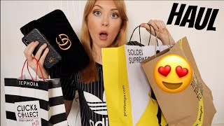 HAUL SOLDES ÉTÉ 2019 GUCCI SEPHORA LACOSTE [upl. by Ettenahc777]