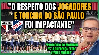 URUGUAIOS EMOCIONADOS COM ATITUDE DA TORCIDA E JOGADORES DO SÃO PAULO NO ACIDENTE DO IZQUIERDO [upl. by Brandt]