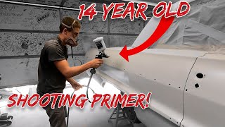 64 Impala final primer and prep for paint [upl. by Lenee]