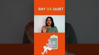 How to use Shy and Quiet english learnenglish [upl. by Yauqram]