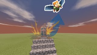 How to build a SIMPLE ELYTRA LAUNCHER in Minecraft  500 Blocks in SECONDS 2020 [upl. by Clemente220]