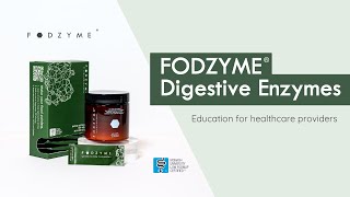 FODZYME Digestive Enzymes Education for Healthcare Providers [upl. by Wilder]