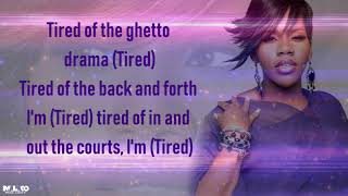 Kelly Price Tired Lyric Video [upl. by Grube]