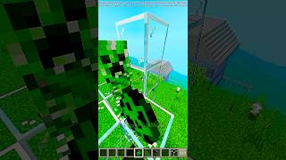 Minecraft 1000 creepers vs 1 anvil minecraft shorts memes meme [upl. by Akemed837]