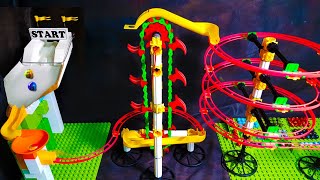 MARBLE RUN with CONTRYBALLS 11  Elimination Race Mini Tournament  Marble Games [upl. by Einatsed]