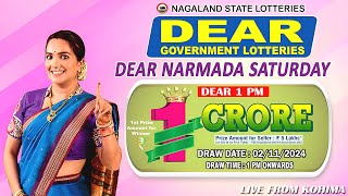 Nagaland Lottery Live Draw 1PM  02112024 [upl. by Ongun]