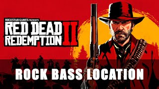 Red Dead Redemption 2 Rock Bass Location [upl. by Ulah125]